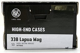 50 Stück NEUE RWS Hülsen .338 LAPUA MAGNUM HighEndCases Wiederladehülsen NEUE 50er Packung! #2425228