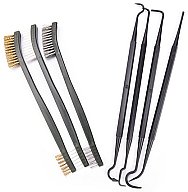 AR15 Reinigungsset - Bürstenset mit Haken - 7-tlg.