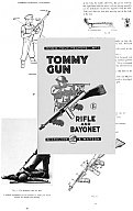 Englische Ausbildungsvorschrift Tommy Gun, P14, Bajonett-Fechten