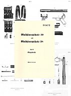 Nachdruck Dienstvorschrift zur MP 38 und 40 von 1942 Wehrmacht