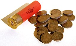 100 Stück DIANA CSP Kartonscheiben zur Pulverabdeckung CAL 20 GAUGE 2mm | 20/76 Schrot Wiederladen