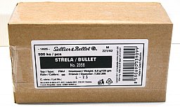 500 Stück S&B | Sellier&Bellot Geschosse #2958 | .308 CAL 30 - 124grs / 8,0g FMJ Vollmantel ! NEU !