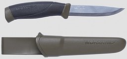 1 x MORAKNIV COMPANION S Universalmesser made in Sweden GREEN ! 10cm Klinge SGM® Stahl 56,5 HRC NEU