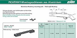 Recknagel (Weaver) Picatinny Schiene für FN-Browning X-Bolt | Short (.308 Win.) inkl. Schrauben NEU!