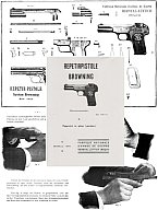 Nachdruck deutsche Bedienungsanleitung Pistole FN 1900 Cal . 7,65