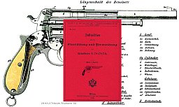 Nachdruck Dienstvorschrift Revolver Rast & Gasser M70 (70/74) Österreich 1898