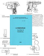 Nachdruck DDR NVA Dienstvorschrift Instandsetzung Pistole Makarow