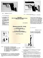 Nachdruck DDR Dienstvorschrift der rumänischen Pistole M74 Cal. 7,65