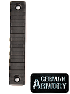 Picatinnyrail für Mlok M-Lok Systeme 11 Slots AR15 AK 47 74 AKM M16 M4 Hera Arms DPMS Schmeisser