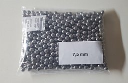 1 Kilo Stahlkugeln 7,5mm 588st.