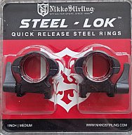 Weaver Montageringe NikkoStirling Quick-Release 1Zoll "medium"