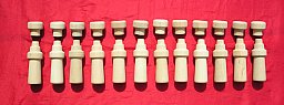 Pulverflaschen Bandoliere 12 Apostel Holzdummy TOP ZUSTAND NEU