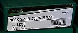 RCBS .300 Win Mag Necksizer Halskalibriermatrize NEU