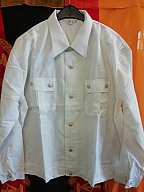 DDR NVA MfS GENERAL UNIFORM HEMD BLUSE WEIß