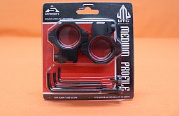 UTG Accushot Montageringe 30mm Medium (RGPM-30M4) Alu schwarz matt f. 11-13mm Prismenschiene BH=14mm