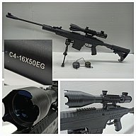 LUFTGEWEHR __ Home Defense __ WEITSCHUSS Sniper LG + ZF C4-16x50 + 2.Bein __ NEUwertig