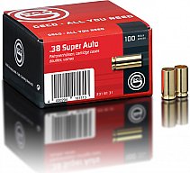 100 Stück NEUE GECO Wiederladerhülsen .38 SUPER AUTO (Boxerzündund) verpackt in 100er Box #2318131