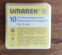 CS Gas Patronen 8mm von UMAREX 10 Stück