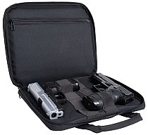 Swiss Arms Pistolentasche small / klein für zwei Pistolen, schwarz | aus robustem Nylon 32x26x4cm
