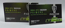 150 Zündhütchen Fiocchi Small Rifle Magnum Green