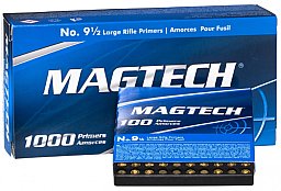 1000 Stück MAGTECH Zündhütchen Large RIFLE 9 1/2 L.R. LR NEU SOFORT LIEFERBAR vgl. CCI 200 Fed #210