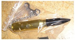 Schlüsselanhänger 20mm BMK Hülse inkl- DEKO GESCHOSS TOP ZUSTAND Flugabwehr / Messinghülse
