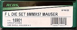 8 x 57 IS Mauser Matritzensatz RCBS