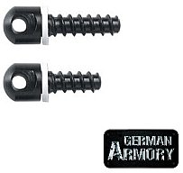 2X DIY Riemenbügelschrauben Riemenbügelösen Zweibeinöse Riemenhalter Bi-Podadapter Swivel