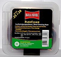 BALLISTOL Laufreinigungsschnur "FLEX CLEAN" > perfekt Kalibergenau für Büchse .25 .28 6,5mm 7mm 7x64