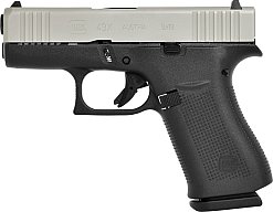 Glock Pistole G43X Silver Slide FS 9mm Luger 3.41″ / 87 mm 10+1, Subcompact Slimline