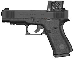 Glock Pistole Combo G48 A-CUT Aimpoint COA 9 mm Luger, Compact Slimline
