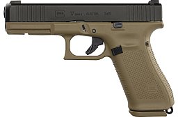Glock Pistole G17 Gen5 FS FR Coyote 9 mm Luger 4,5" / 11,4 cm, Standard