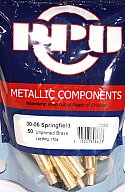 50 Stück > NEUE PPU/PrviPartizan Langwaffenhülsen .30-06 Spring.(Boxerzündung)/Unprimed Brass #C062