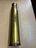Messinghülse US 90 mm 1944