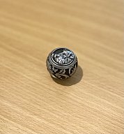 KAMMERGRIFFKUGEL mit stilisiertem Keilerkopf - Boule de levier Sanglier