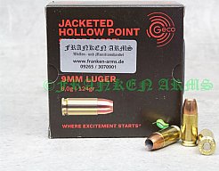 Geco Pistolenpatronen Kurzwaffenmunition 9mm 7,65Browning 9mm Makarow .40 S&W .45 ACP FMJ JHP UTHP