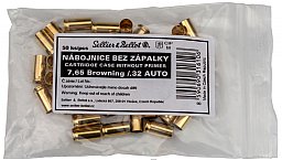 50 Stück S&B Sellier&Bellot Wiederladehülsen S+B 7,65 Browning .32 Auto | Boxer ohne Zündhütchen