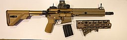 +++SALE+++ -- Heckler & Koch MR223 / G95 in RAL8000 11" Sport RAL 8000 & EOTECH