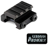 Erhöhungsblock Storm für Picatinnyrails 3-Slots 13mm Erhöhung Picatinny Weaver AR15 AR10 M16 MR223