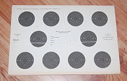 *** Scheiben NaTIONAL SMALL-BORE RIFLE ASSOCITATION Größe A4 18St ***