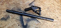Lafetten Stange mit Aufnahme für MG42 MG53