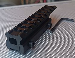 11mm Picatinny zu Weaver BH 15mm