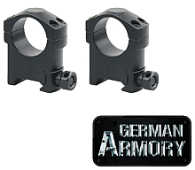 Optik Montage Bock 30mm Picatinny / Weaver Zielfernrohr Reddot RD hoch mittel niedrig 3 Größen