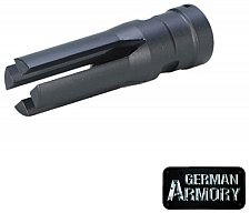 HK G3 G36 M15X1 Gabeldämpfer 4prong Mündungsbremse HK243 MR223 MR308 223 308 HK33 Heckler & Koch G95