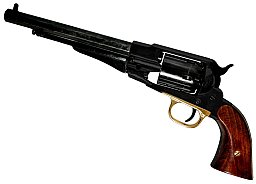 Remington 1858, Perkussionsrevolver, Schwarz, Replik