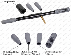 Bore Guide Führungsstab, Putzstockführung, falsches Schloss, Laufreinigungs Tool Kaliber .17 bis .30
