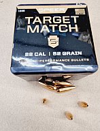 .22/.224/52grs Speer Target Match HPBT Geschosse 100 Stk. No. 1036