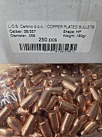 .38-357/180grs. LOS verkupferte HP 1000 Stk.