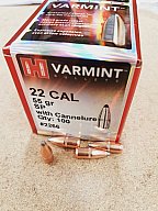 .22/.224-55grs SP WC Hornady Geschosse 100 Stk. No. 2266 #