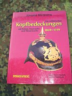 Antiquarisches Buch:die militärischen Kopfbedeckungen 1869-1919 Königreich Württemberg
